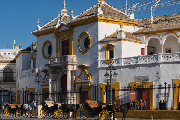 The Plaza de toros de la Real Maestranza de Caballería de Sevilla