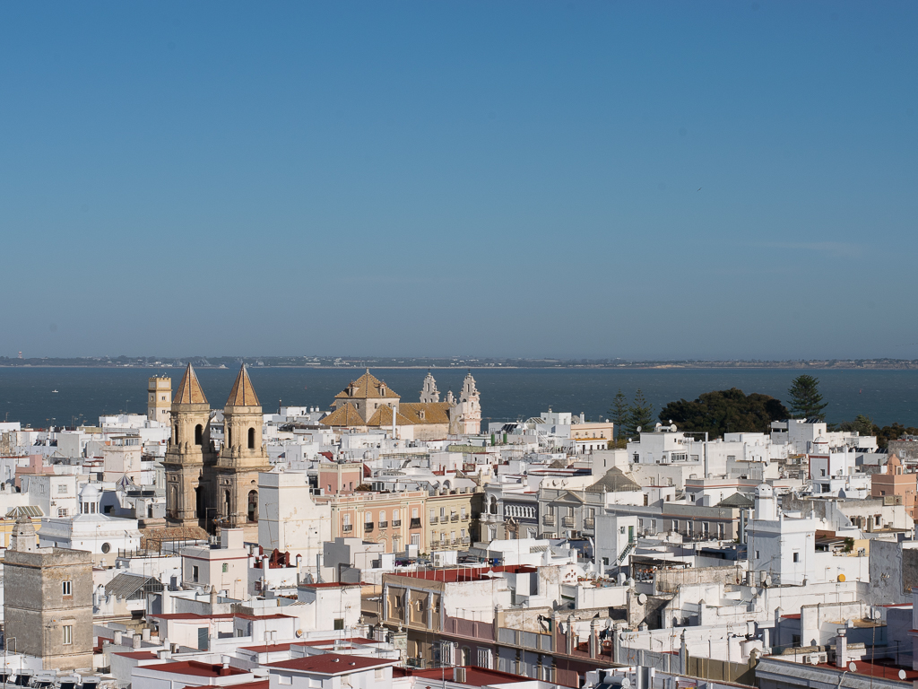 The Cadiz skyline from the tower