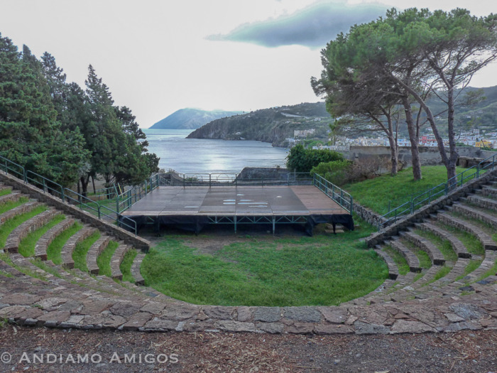 Lipari greek amphitheatre